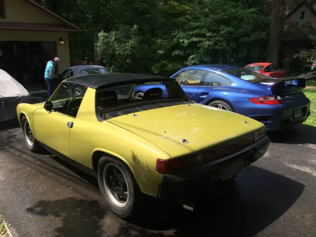 1973 porsche 914 1.8l green racer with fresh paint engine rebuilt