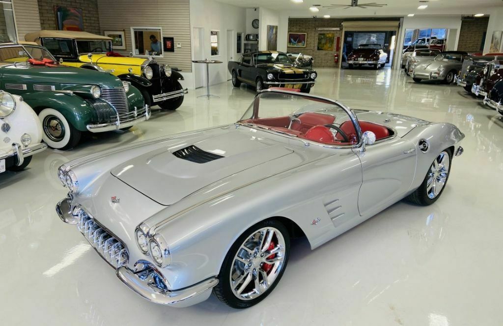1962 chevrolet corvette 52 miles silver roadster