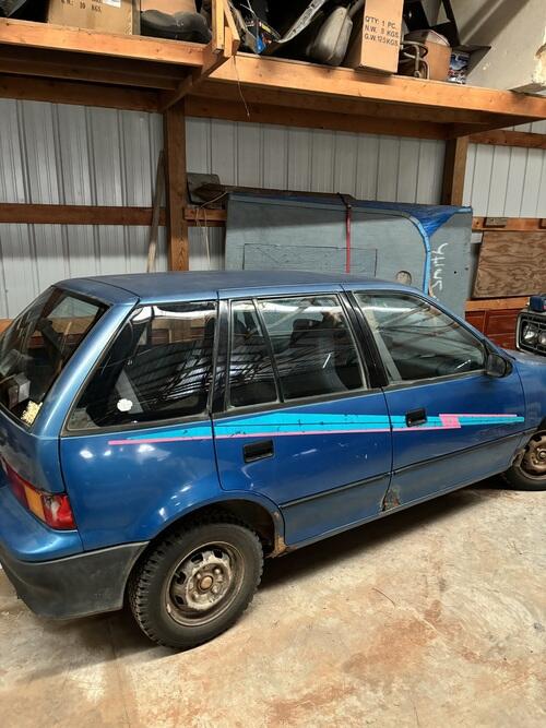 1990 geo metro 4 door 1.0. driven daily to work and hunt 6 months per year for