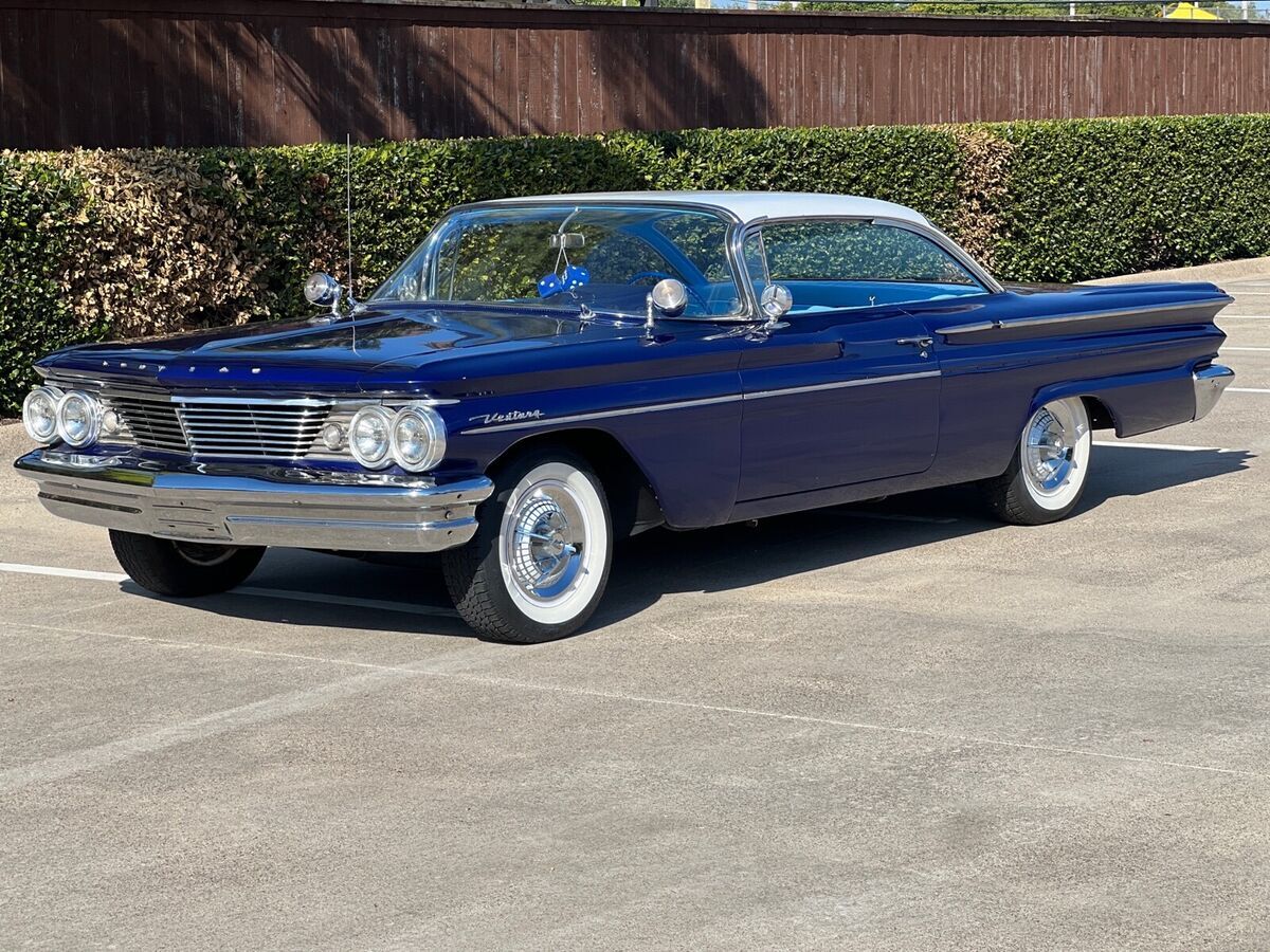 1960 pontiac ventura coupe blue rwd automatic