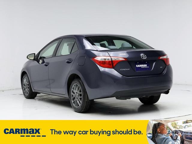 2016 toyota corolla le