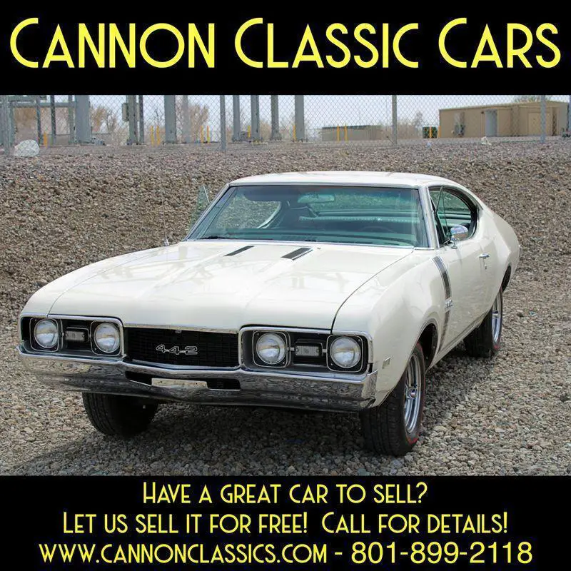 ***1968 oldsmobile 442 manual white***