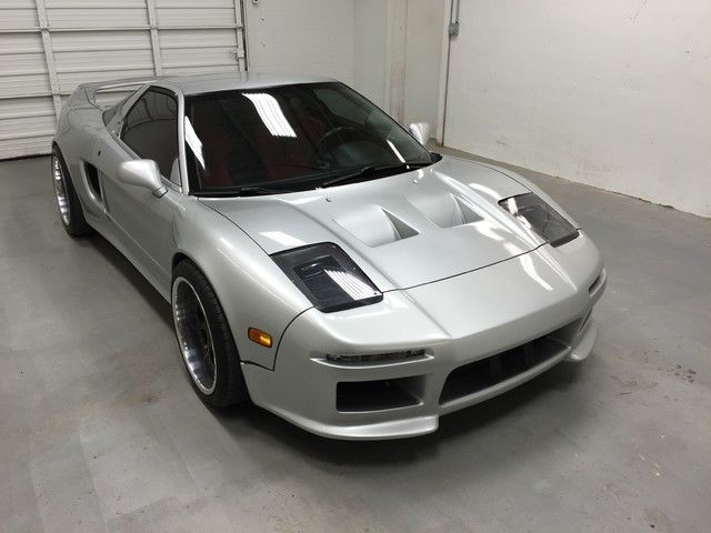 1991 silver acura nsx; head turner