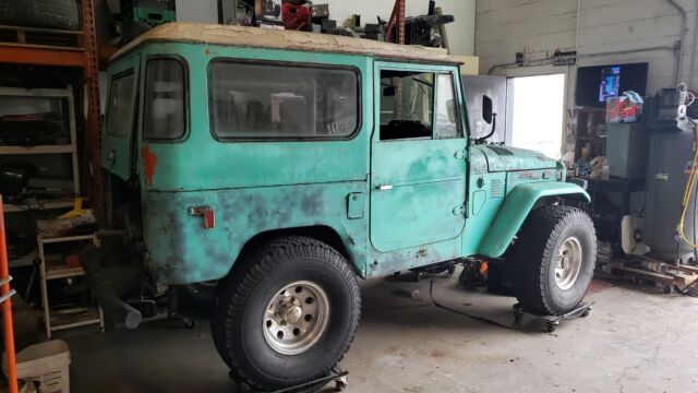 1972 toyota fj cruiser blue 4wd manual none
