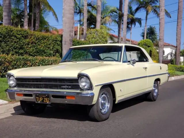1967 chevy nova ii matching #'s 283 v8 100% rust free cali car $26,900