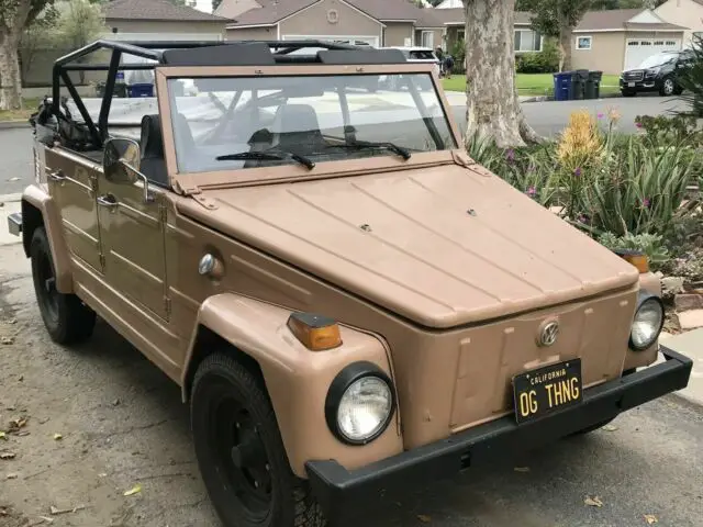 1973 volkswagen thing safari with roll cage 1776 engine convertible loud