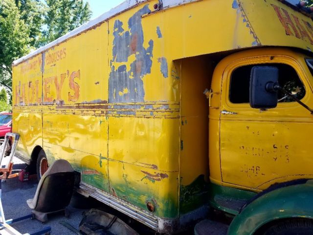 1942 gmc coe cabover runs and drives car hauler