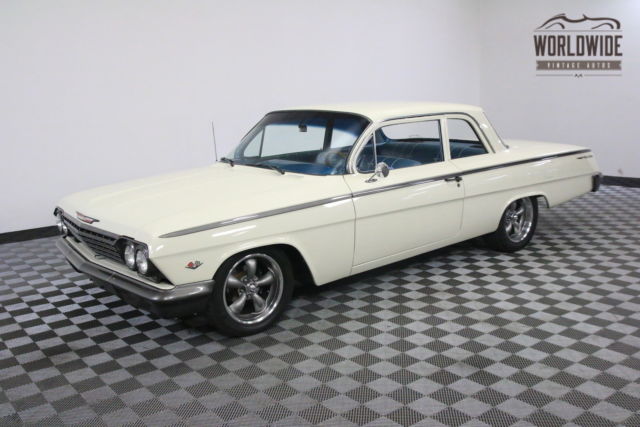 1962 white frame-off restored. v8. muncie 4 speed!
