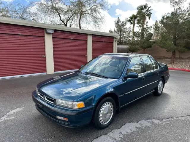 1991 honda accord sedan blue fwd automatic se