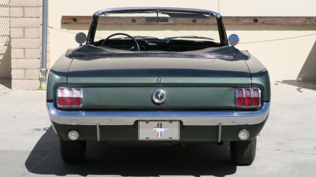 1965 ford mustang convertible 289 c code! ivy green! p/s! pwr brakes