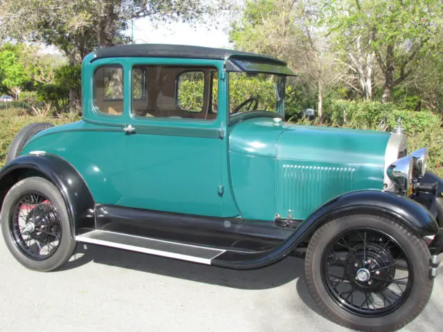 1929 ford model a deluxe coupe, rumble seat, excellent!