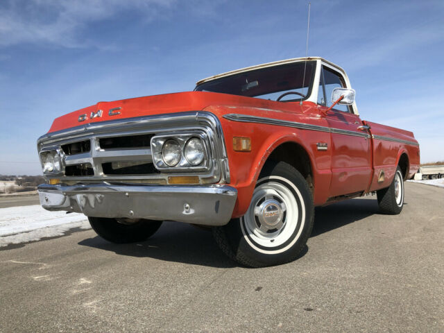 1969 gmc c10 pickup, no reserve, 4x2, ac, v8 - automatic, long box
