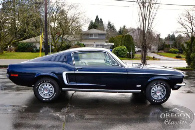 1968 ford mustang fastback gt j-code