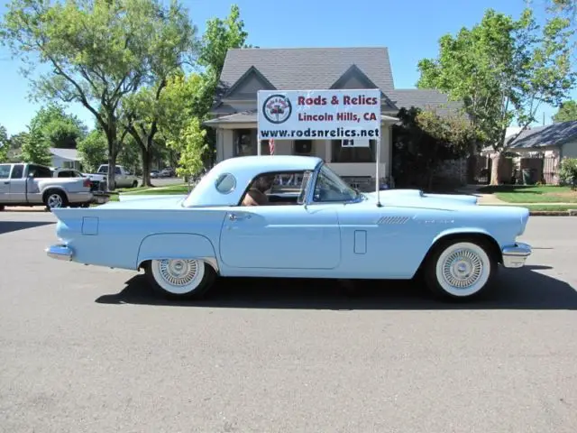 1957 thunderbird 2 door hardtop convertible v8 312 3 speed manual + overdrive