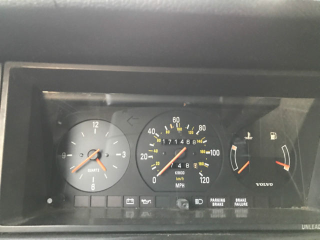 1988 volvo 240 dl station wagon 171468 miles automatic blue roof rack c70 wheels