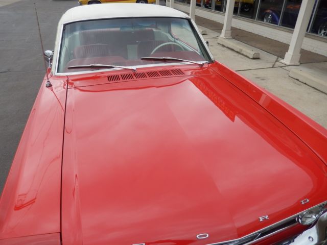 1965 ford mustang k code factory red 289 hi po 4 speed rally pac pony interior