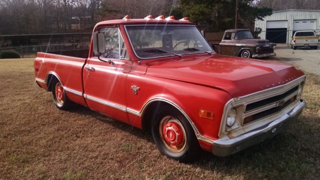 1968 chevrolet c-10 truck 327 v8 1 owner 1968-2017 only 76k rare options truck