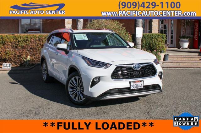 2022 toyota highlander hybrid platinum