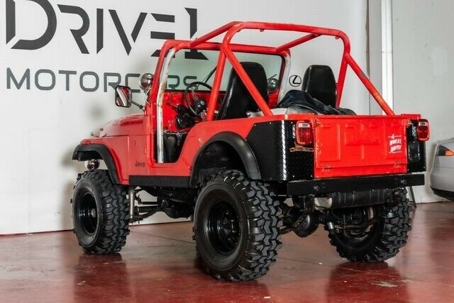 1979 jeep wrangler cj5 78089 miles red manual