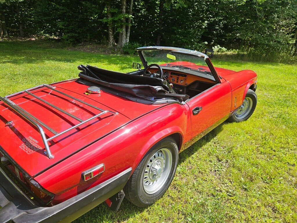 1979 triumph spitfire 2.7l removable soft top woodgrain dash