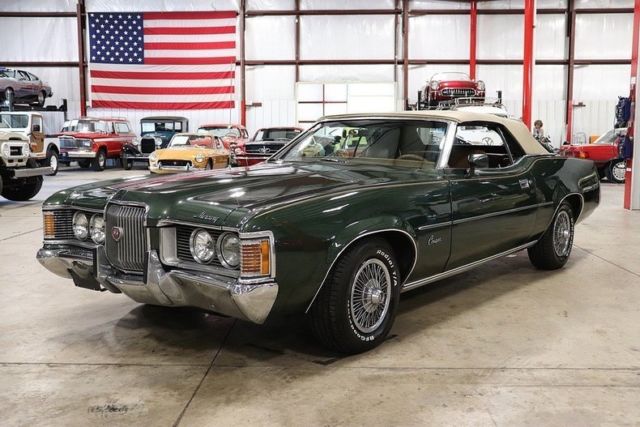 1972 mercury cougar 13900 miles dark green metallic coupe 351ci v8 automatic