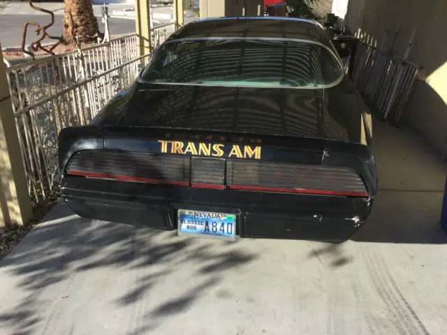 1979 pontiac trans am 6.6 ltr,smokey & bandit, black/black. auto,ps,pb