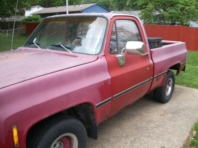 1976 chevrolet cheyenne 1/2 ton short bed pickup