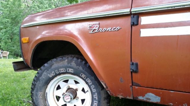 1973 ford bronco barn find, 27 years in storage