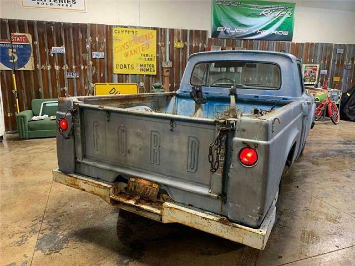 ford f-100 blue with 78,968 miles, for sale!