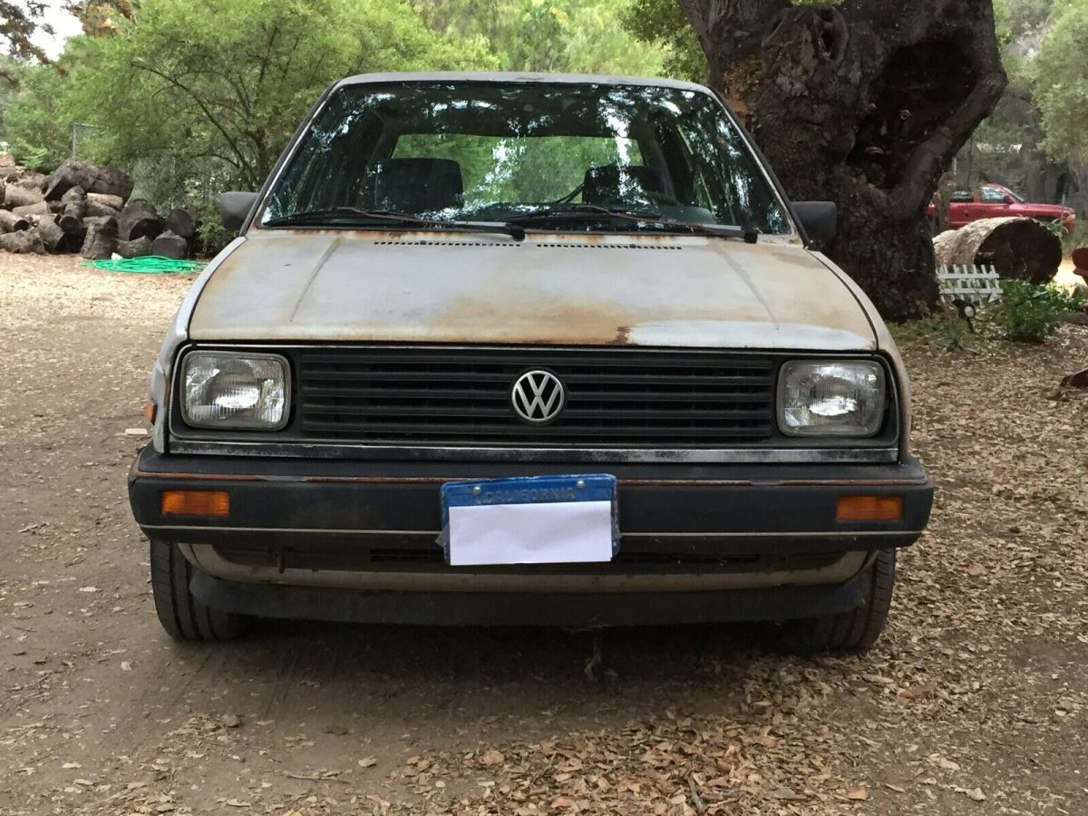 volkswagen golf 1985 silver