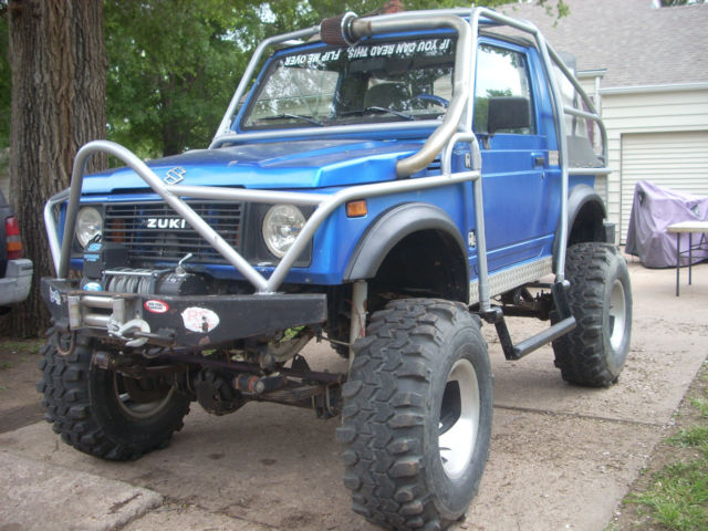 1986 suzuki samurai "custom off-road machine" super fun like sidekick or tracker