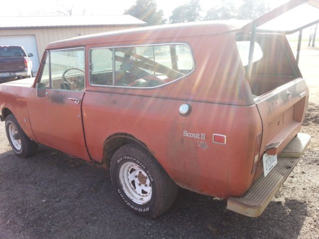 1974 74 scout ii it runs and drives, clear title
