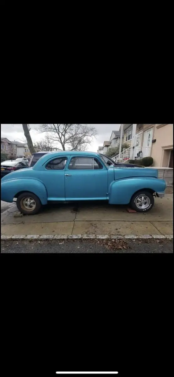1947 nash coupe coupe blue rwd manual bouble top