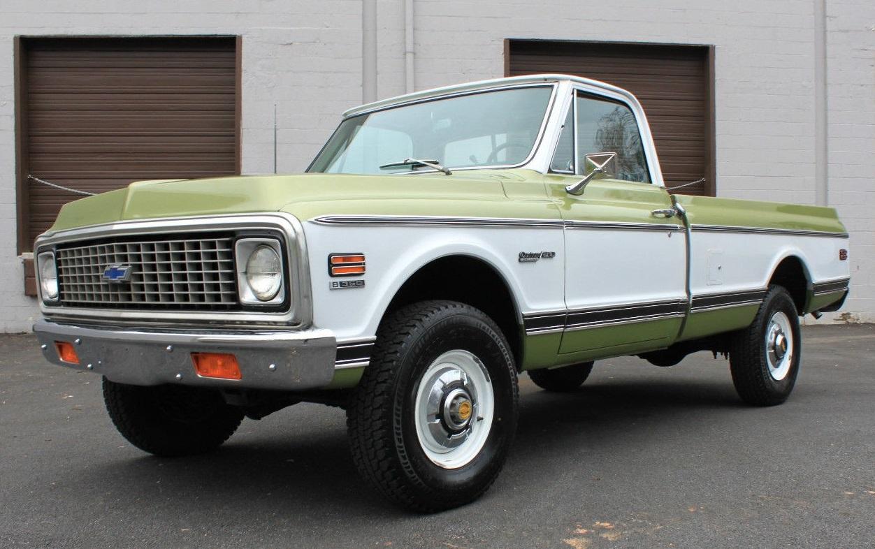 1971 chevrolet c-10 1971 chevy ck 20 4x4 pickup custom deluxe