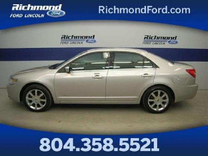 2007 lincoln mkz navigation, sunroof in richmond, va