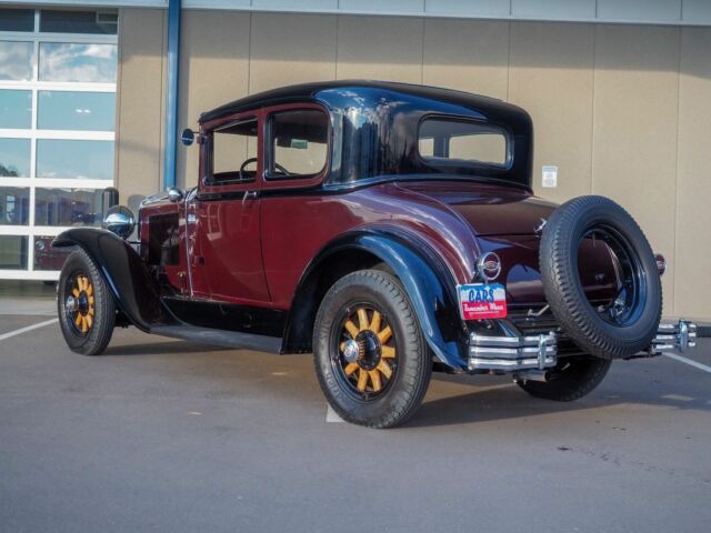 series 80 opera coupe overhead valve straight 8 burgundy