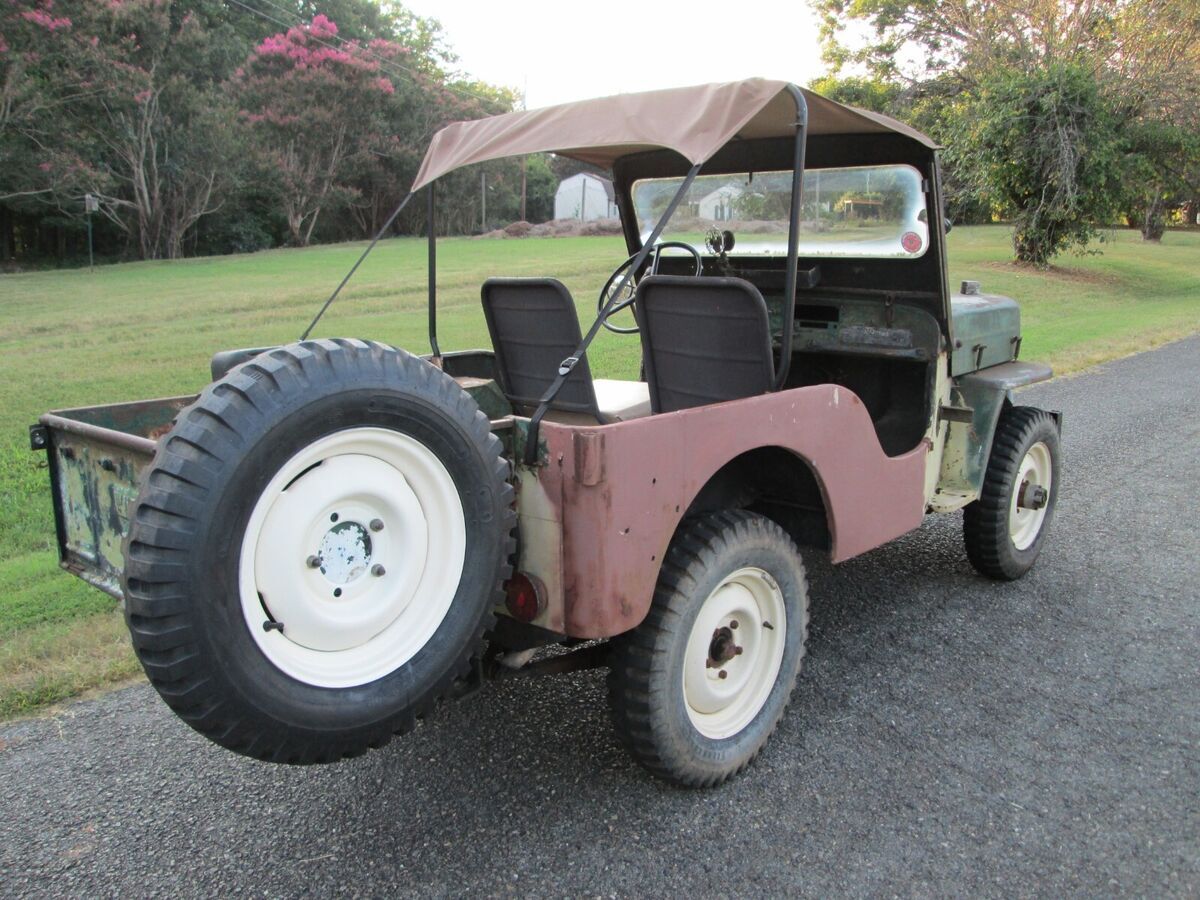 1960 jeep cj3b 78k warn overdrive!! solid condition runs drives great