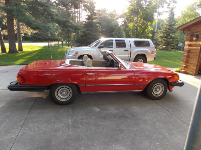 1979 mercedes 450 sl convertible with the matching hard top too, awesome