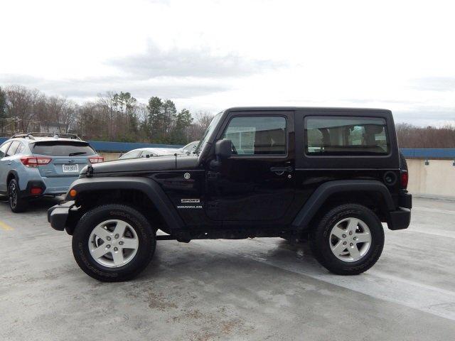 certified 2016 jeep wrangler 4wd sport charlottesville, va 22901 for sale in charlottesville, virginia