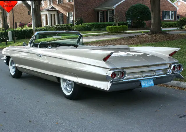amazing refreshed survivor -1961 cadillac eldorado biarritz convertible - 77k mi