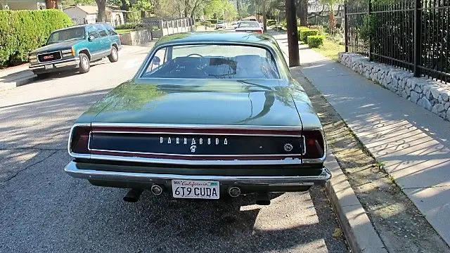 1969 plymouth barracuda formula s 340 4 speed notchback 1 of 2 built special!