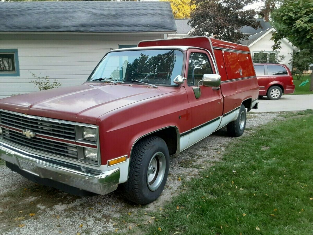 1983 chevrolet c-10 scottsdale square body lwb dual tanks 5.0 tbi 700r4 373