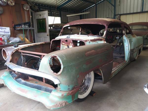 1954 chevy bel air chopped, bagged, mii, 2 link solid roller lowered