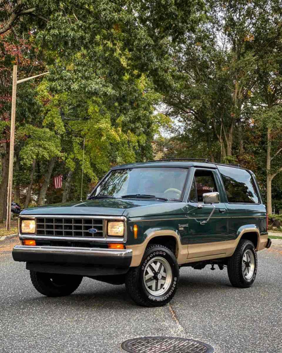 1986 ford bronco ii suv green 4wd automatic