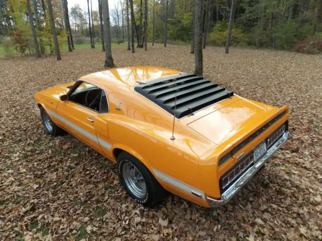 1969 shelby mustang gt-500 428 scj drag-pack 4 speed 3.91 trac-loc 1 of 7 orange
