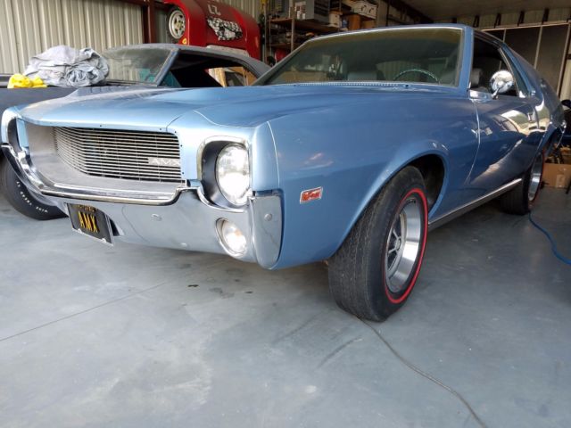 1969 amc / amx california rust free and restored 390 w/ 4 speed !