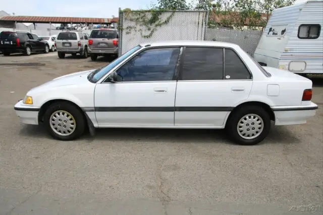 1991 honda civic lx sedan 5 speed manual 4 cylinder no reserve