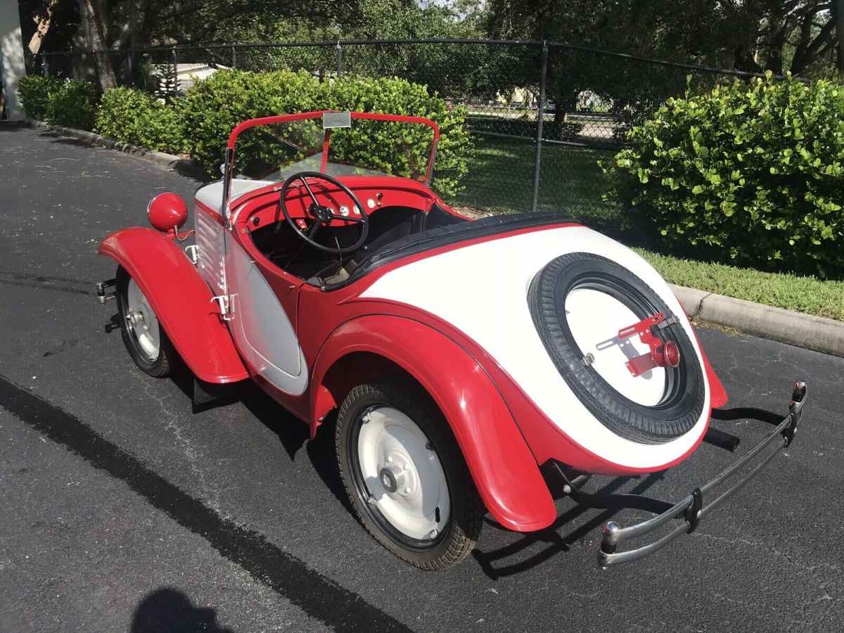 1930 austin bantam roadster convertible red rwd manual