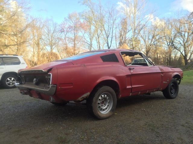 1968 ford mustang fastback w/ running 302 j code clear title and all numbers