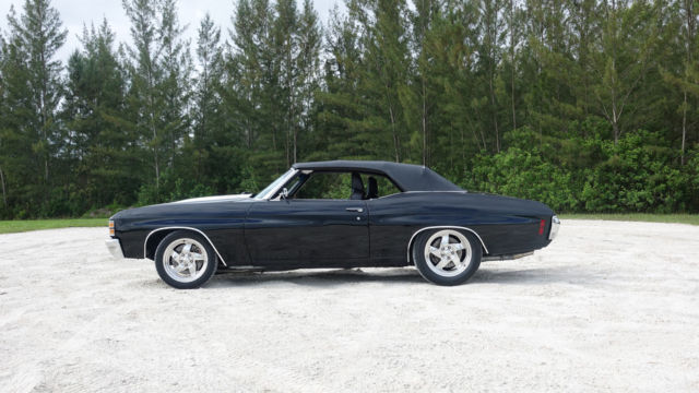 1971 chevrolet chevelle ss convertible custom "502 fuel-injected ramjet"